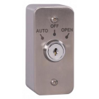 RGL Electronics EXT/AP/KS-3 Stainless Steel 3 Position Architrave Maintained Key Switch AUTO/ON/OFF